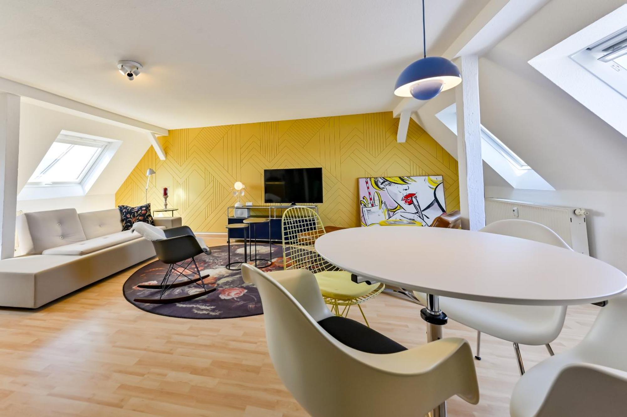 Ferienwohnung Premium Quartier Clara , Karl Und Fritz Auf Dem Kassberg Mit Eigenem Stellplatz Chemnitz Zimmer foto