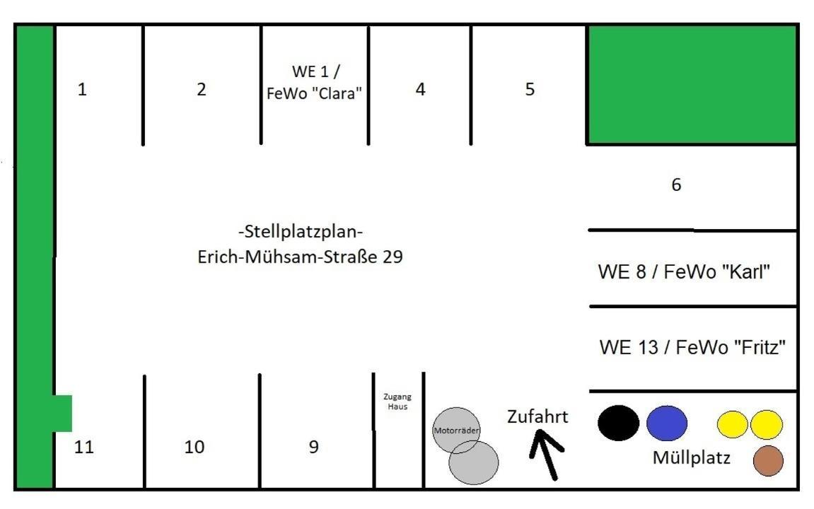 Ferienwohnung Premium Quartier Clara , Karl Und Fritz Auf Dem Kassberg Mit Eigenem Stellplatz Chemnitz Exterior foto